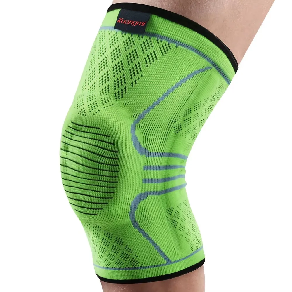 Kuangmi 1 PC Knee Pads Compression Keep Warm Patella Protector Support Elastic Sports Pad Volleyball Varicose Veins Sleeve