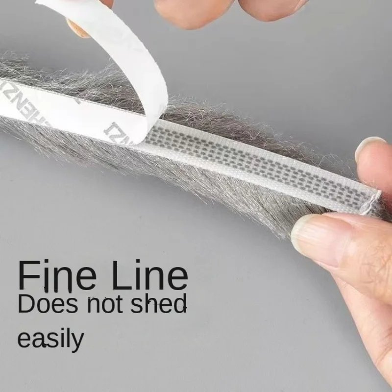 Self Adhesive Felt Weatherstripping Windows Doors Sliding Doors Soundproof Insulation Draft Stopper Anti Collision Seal Strip