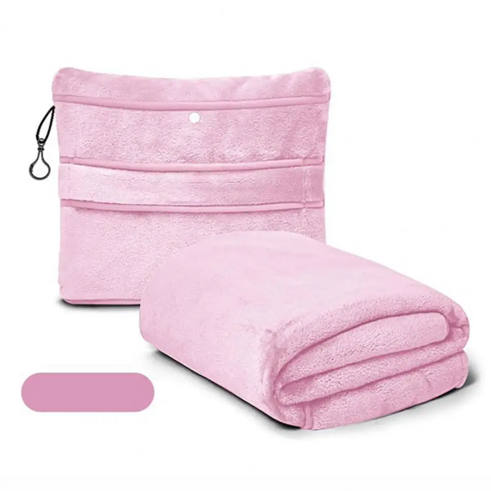 Compact Travel Blanket with Luggage Sleeve