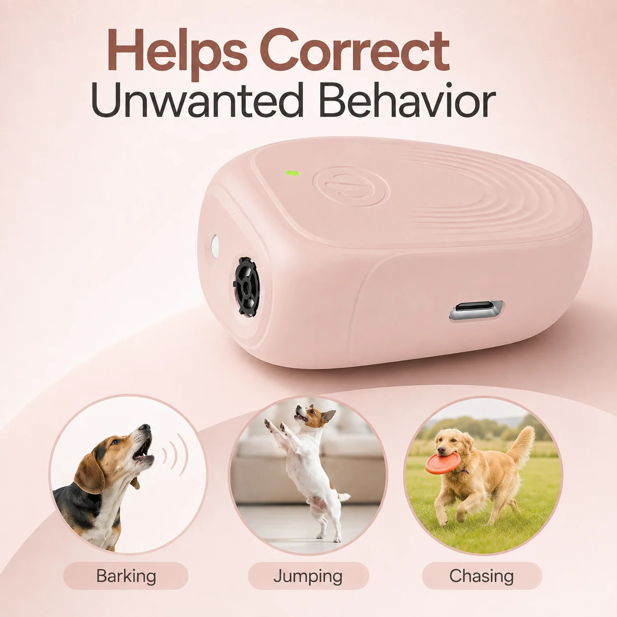 High-Frequency Ultrasonic Dog Repeller Visual Distraction Strobe Light Low-Power Circuit Design Safe Efficient Dog Deterrent