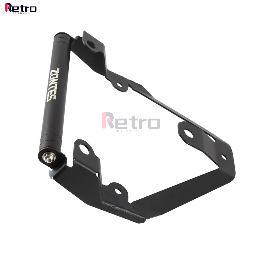 ل ZONTES 368D 368 D 2024 دراجة نارية 22 مللي متر نظام تحديد المواقع الهاتف جبل USB شحن الملاحة قوس حامل هاتف حامل للصدمات