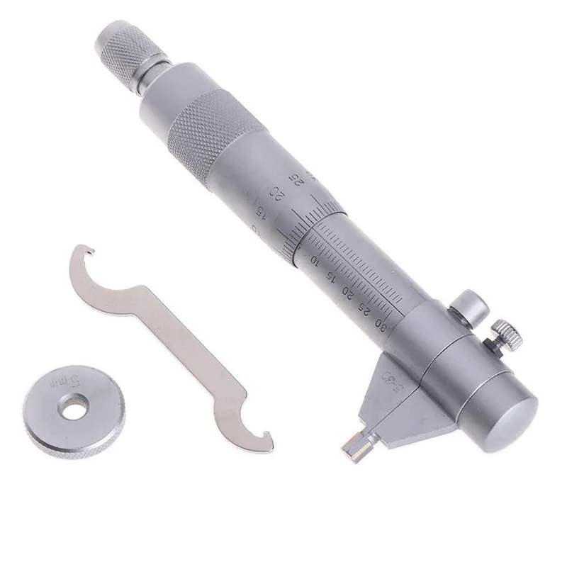 

A53Q-5-30Mm Internal Micrometer 0.01Mm Stainless Steel Accurate Screw Gauge Metric Inner Diameter Measuring Tool