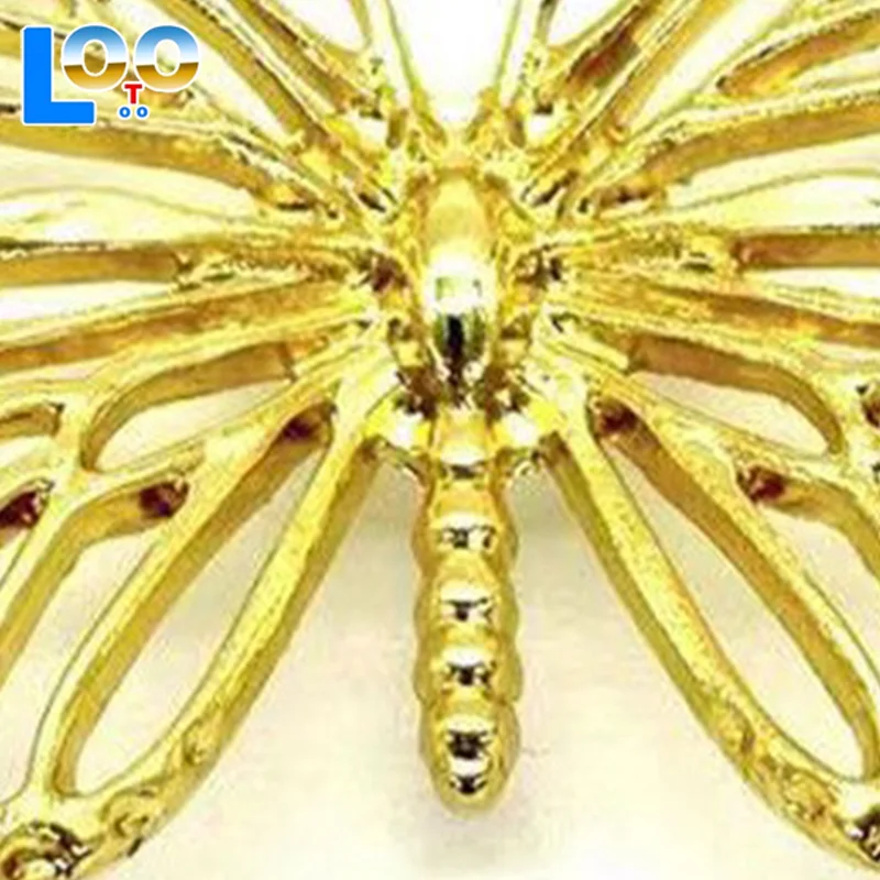 Золотая бабочка Искусство и ремесла Украшения Кусочки дома своими руками