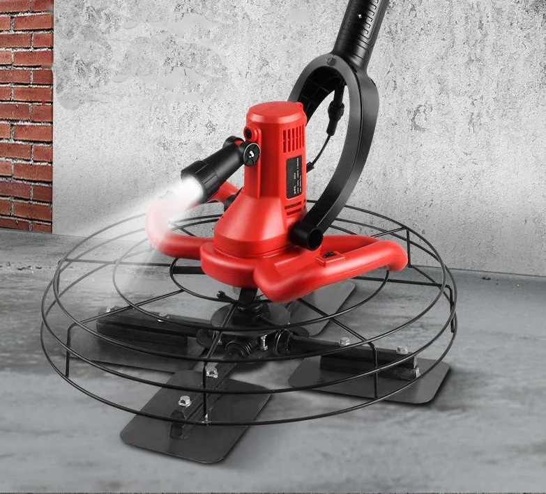 Portable Hand-Held Electric Automatic Plaster Smoothing Machine for Cement Wall Finishing and Rendering Work Trowel Machine