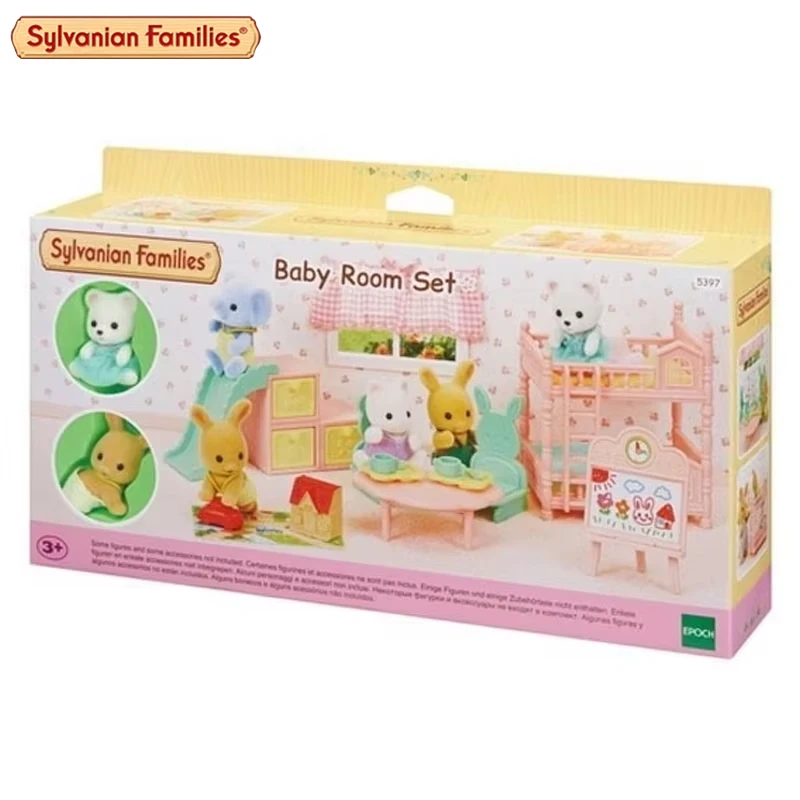 

Authentic Sylvanian Families Anime Character Simulation Playhouse Toy Room Decoration Toy Christmas Gift