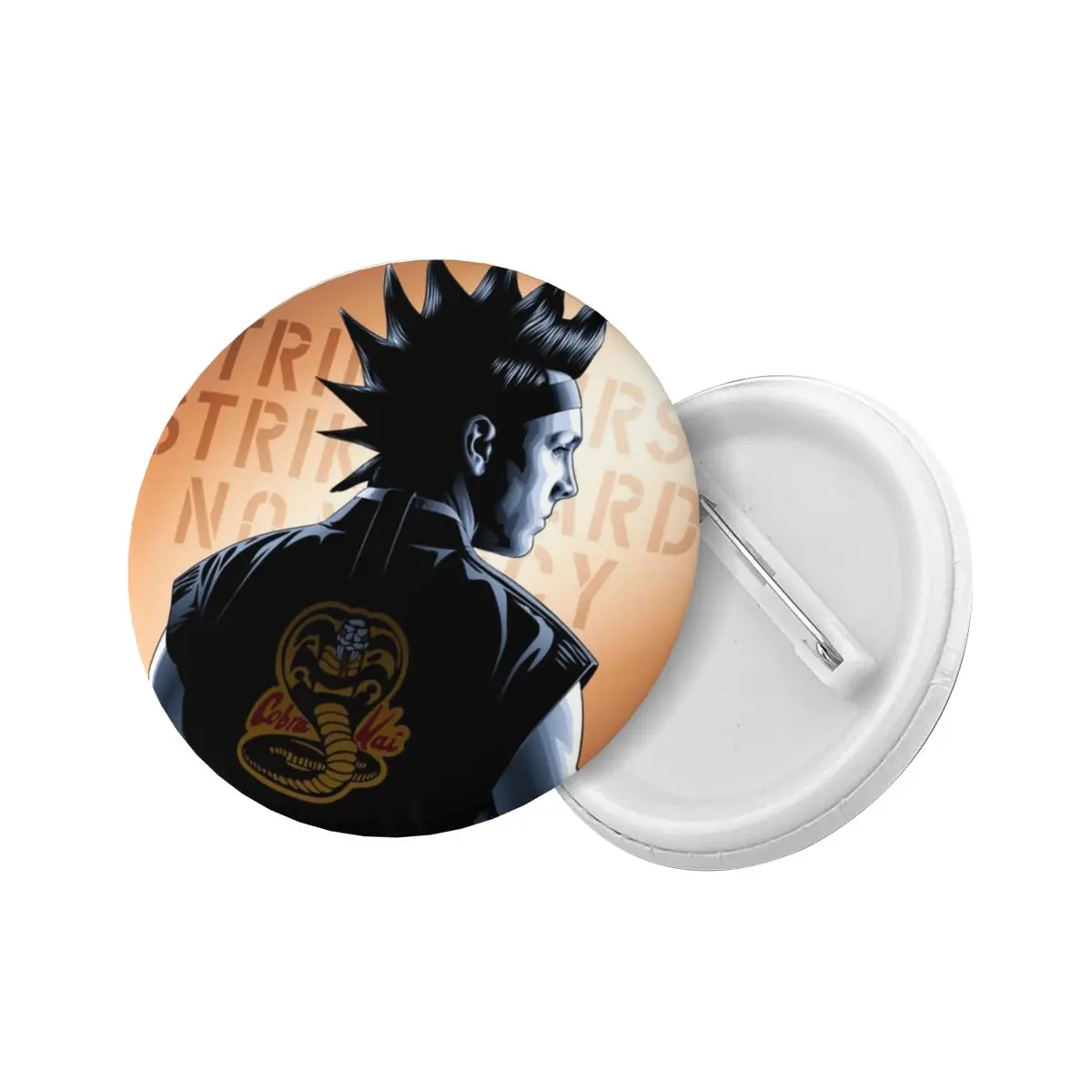 Custom Hawk Eli Moskowitz Button Pin for Backpack TV Movie Cobra Kai Badges Brooches Pinback Gift