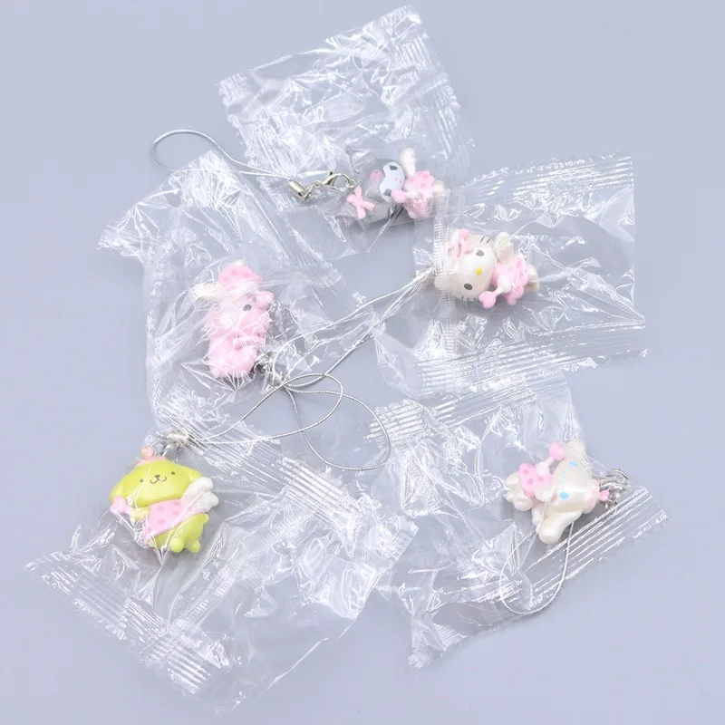 5 قطعة لدمى HelloKitty المفاتيح اللعب Kawaii أنيمي لعبة Diy بها بنفسك حقيبة الظهر قلادة هدايا عيد الميلاد للأطفال #6