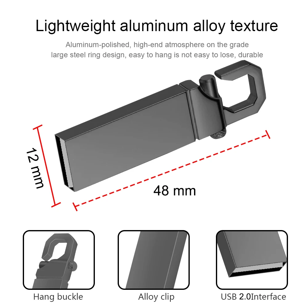 Metal Mini Pen Drive 4GB флешка USB 2.0 Flash Drive 8GB 64GB Gold Creative Business Gift 32GB for Computer Memory Stick 128GB