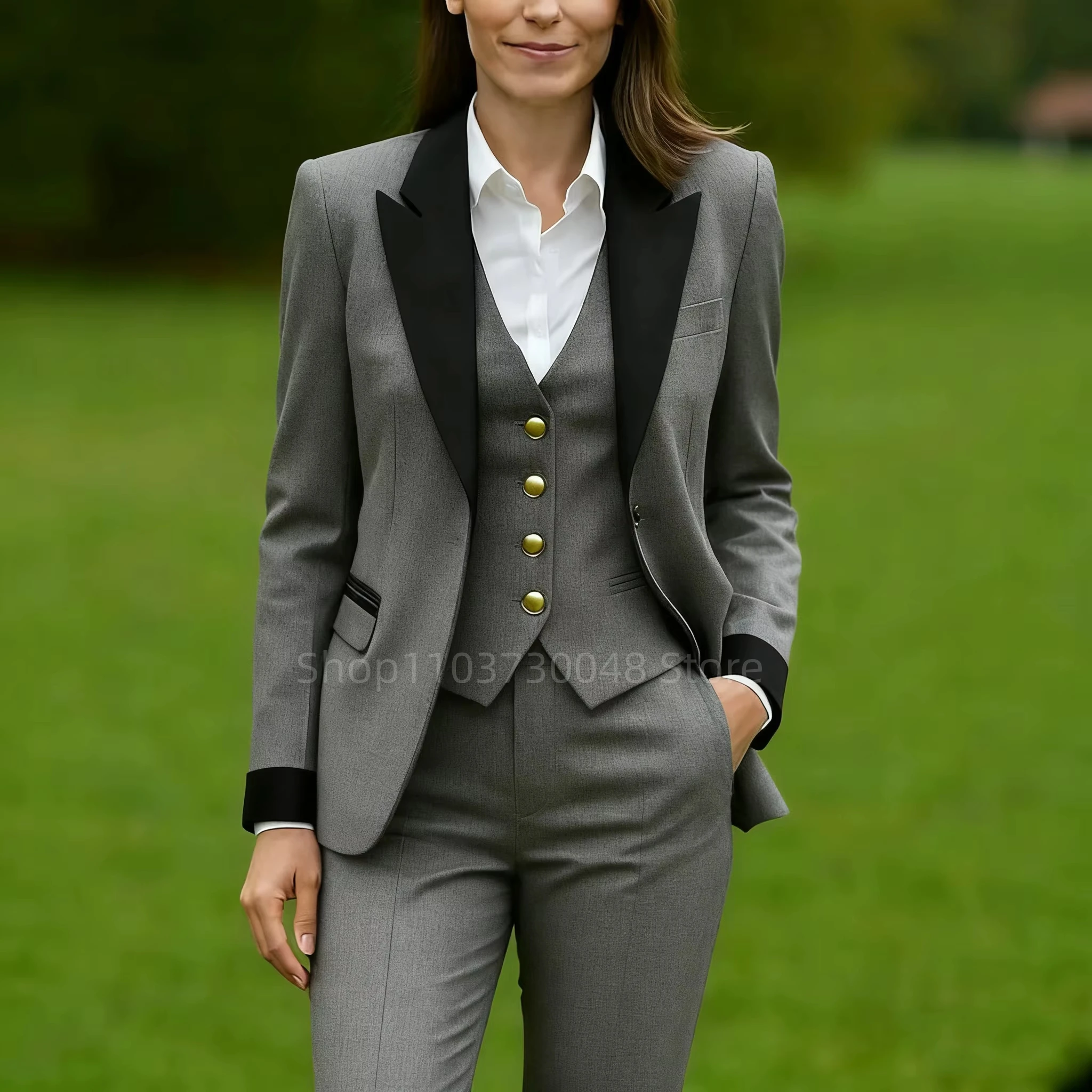 Solid Women 3-Piece Suit Forma - огляд і ціна Women Formal Wear Stitching