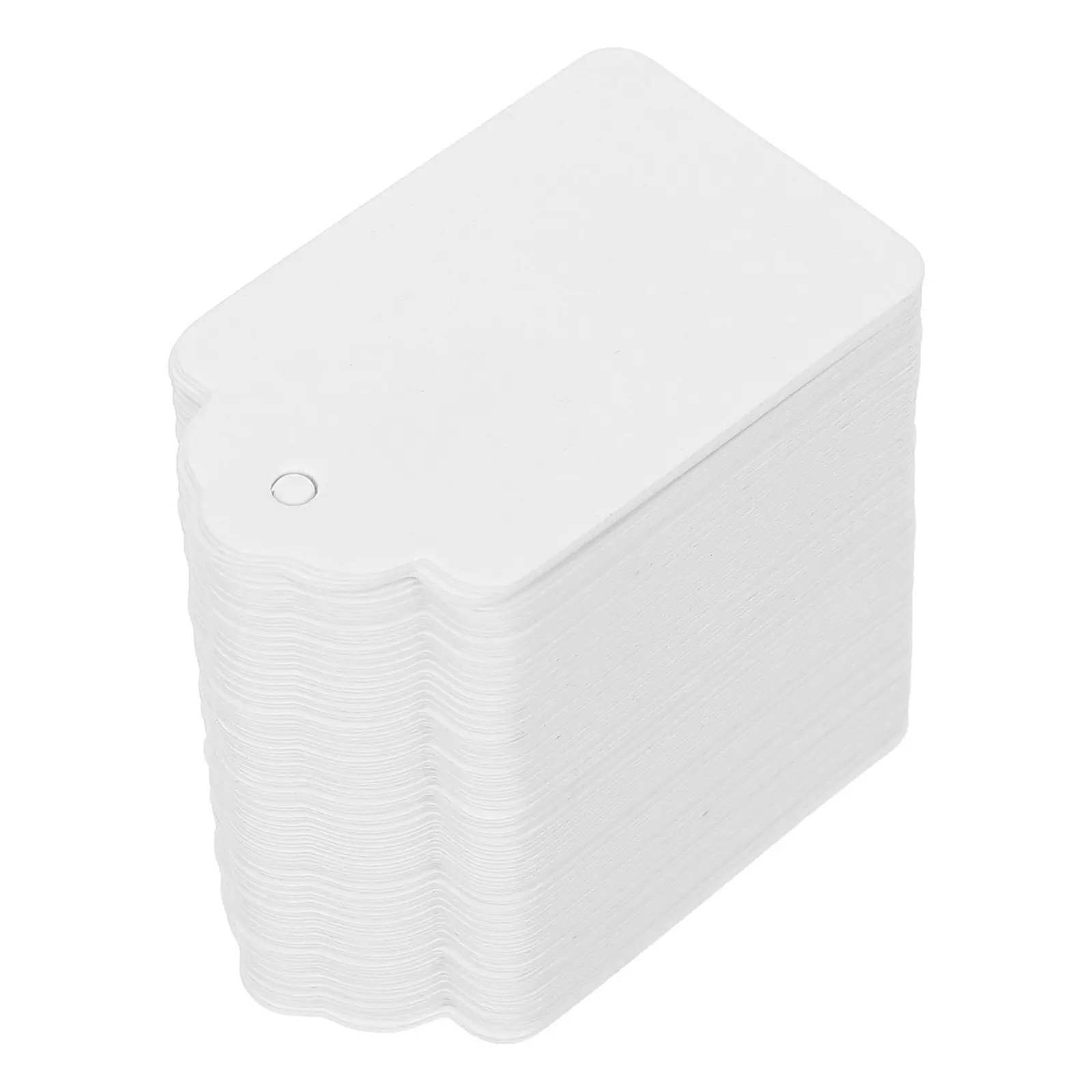 400Pcs Blank Writable Clothing Hang Tags White Paper Retail Price Labels for Apparel Shoes Jewelry 1.97x1.18in - view 5