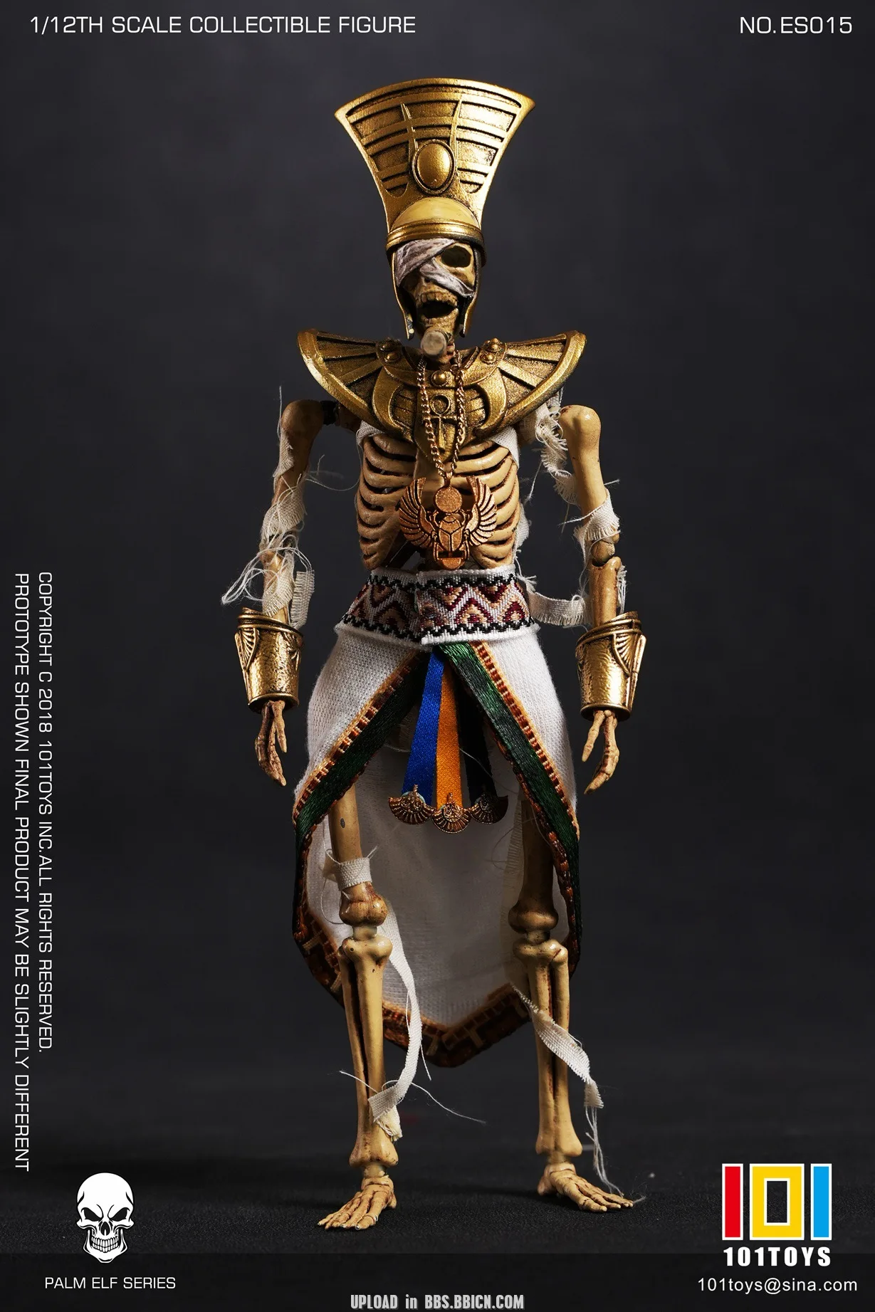 101TOYS 1/12 NO.ES016 スケルトン　ホース 在庫あり 101toys パームエルフシリーズ 1/12 スケルトンホース ES016