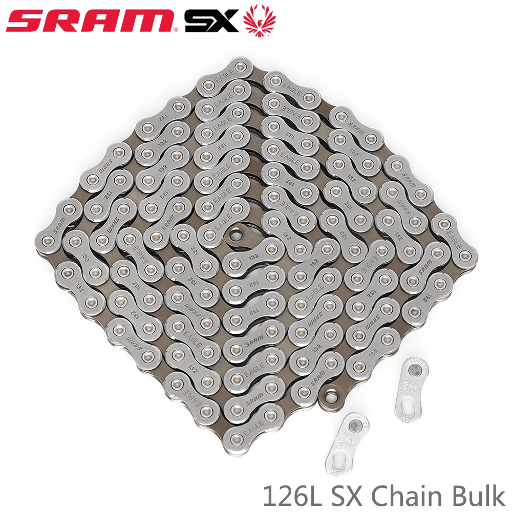 

Велосипедная Цепь SRAM SX Eagle, 12 Скоростей, 126 звеньев, цепь для горного велосипеда, 12 В, замок питания, быстрое звено, Оригинальные велосипедные детали