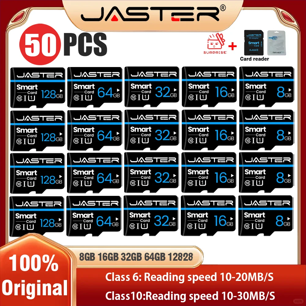 50PCSOriginalSDCardClass1064GB128GBCarteSdMemoria32GB16GBTFCard8G4GBFlashMemoryCardforDashCamTabletPC-AliExpress