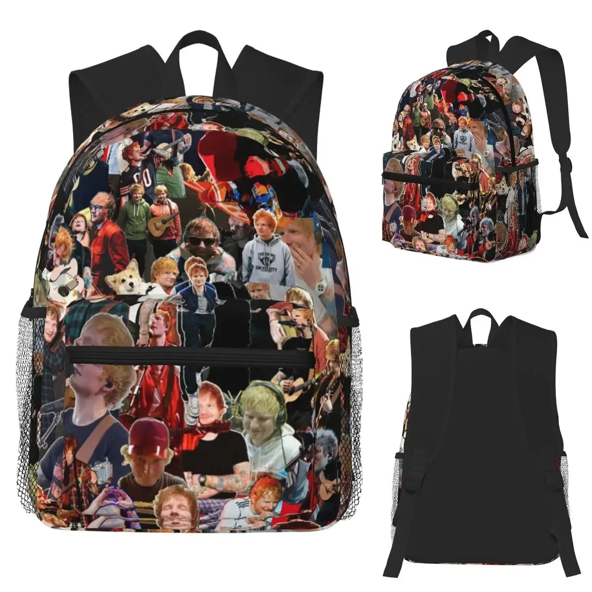 

The Mathematics Tour ED SHEERAN Student Backpack School Bag Hiking Travel Daypack for Men Women Fashion Bookbag Shoulder Bags