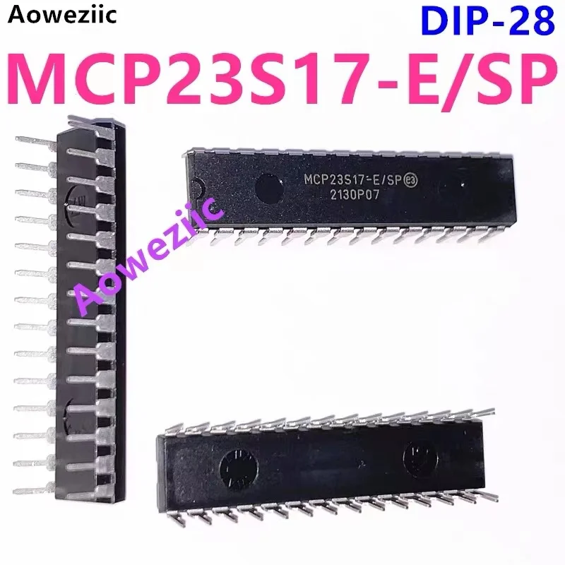 2-10Pcs 100% New Original MCP23S17-E/SP DIP28 I/O Extension Chip