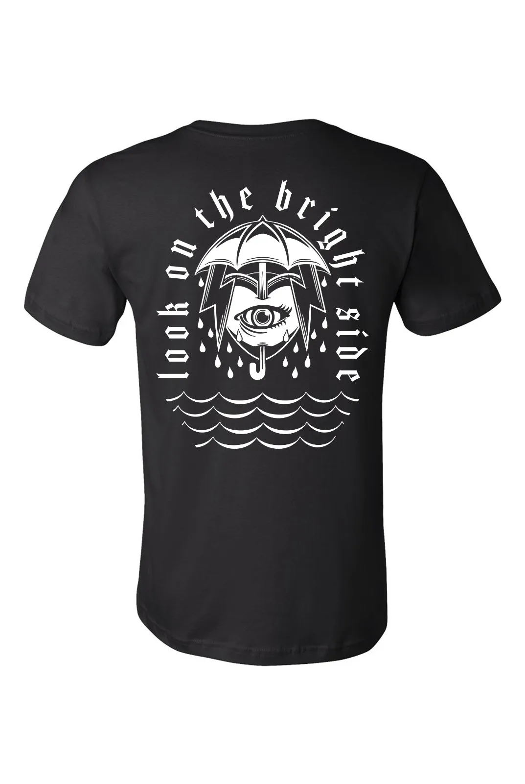 NEW InkAddict UNISEX BRIGHT SIDE Tee Shirt BLACK SMALL4XLARGE TATTOO