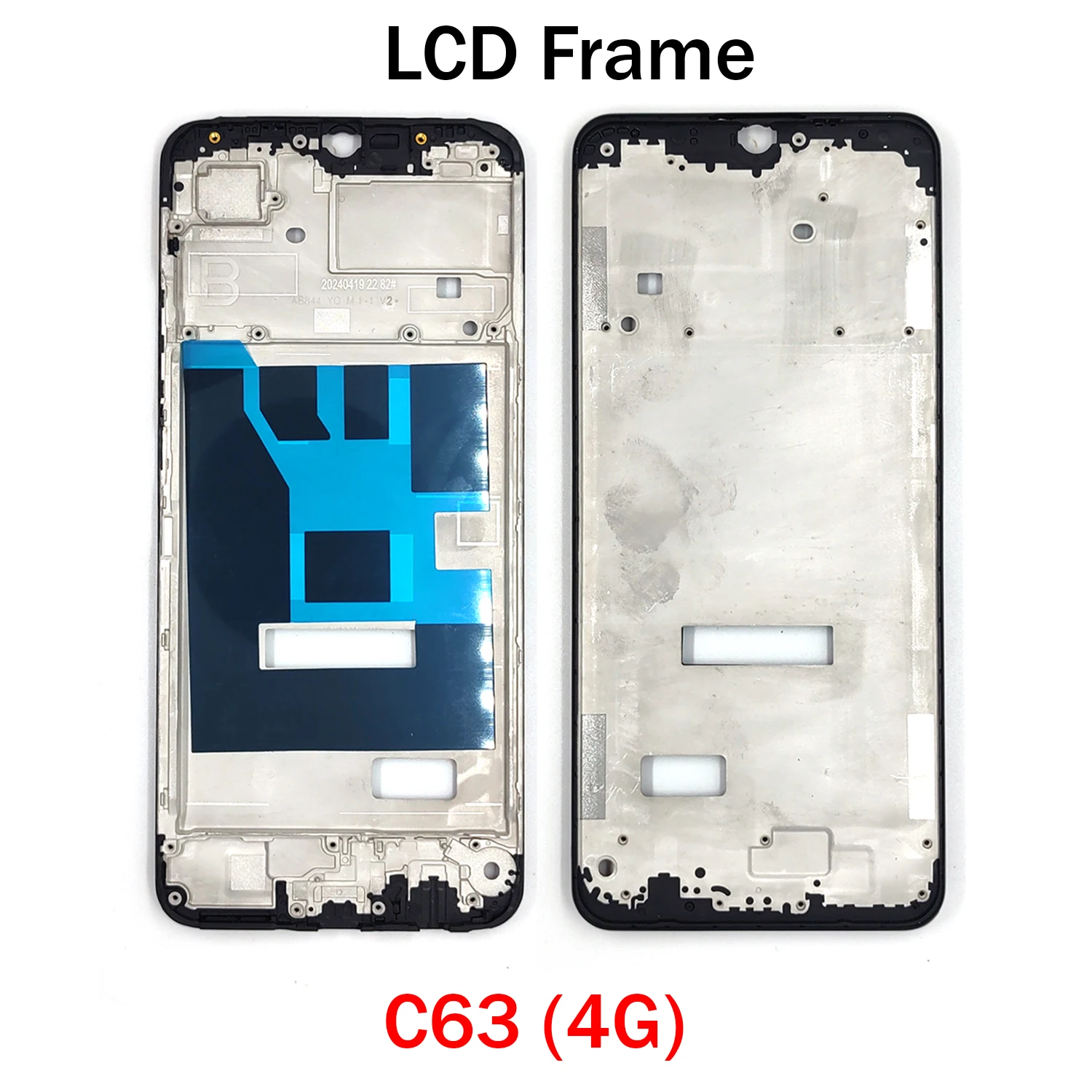 Middle Frame For Realme C63 4G LCD Front Frame Housing Bezel Repair Parts
