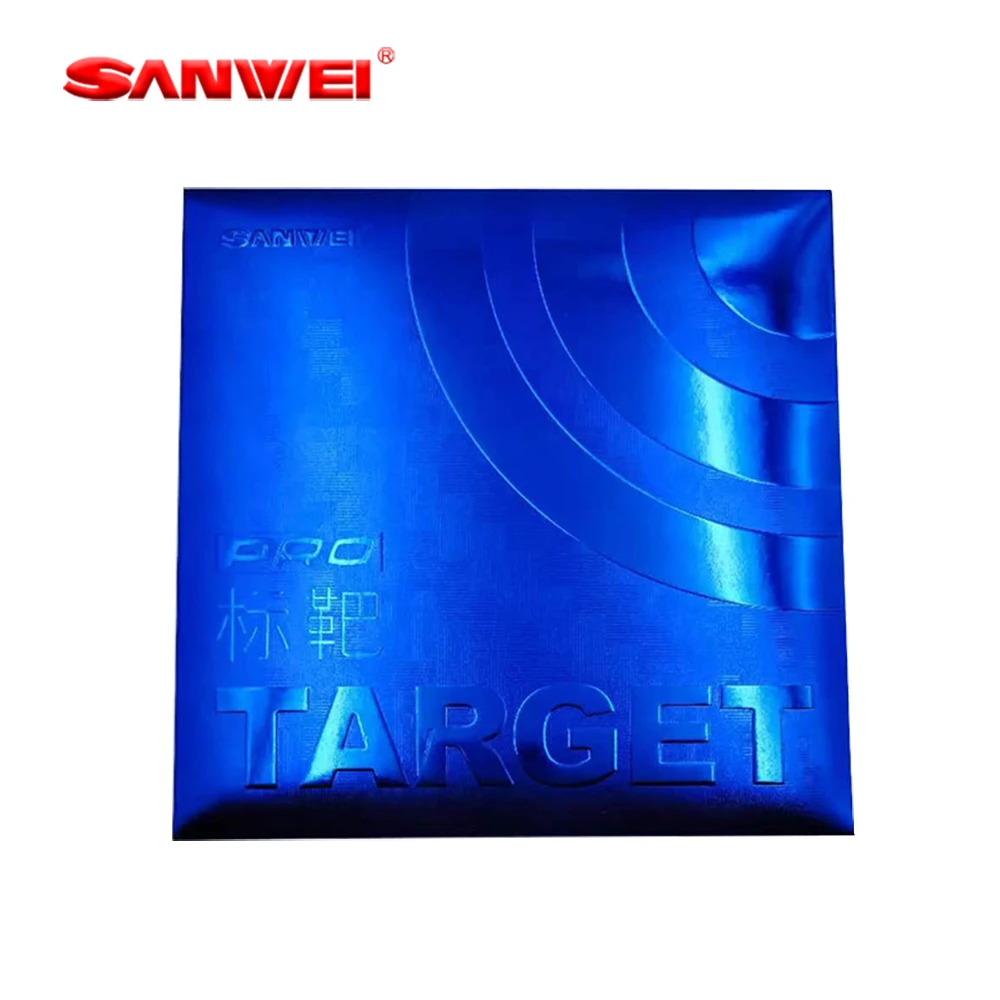 Original SANWEI Target Pro Table Tennis Rubber  ITTF Approved Sticky  Ping Pong Coasting Rubber