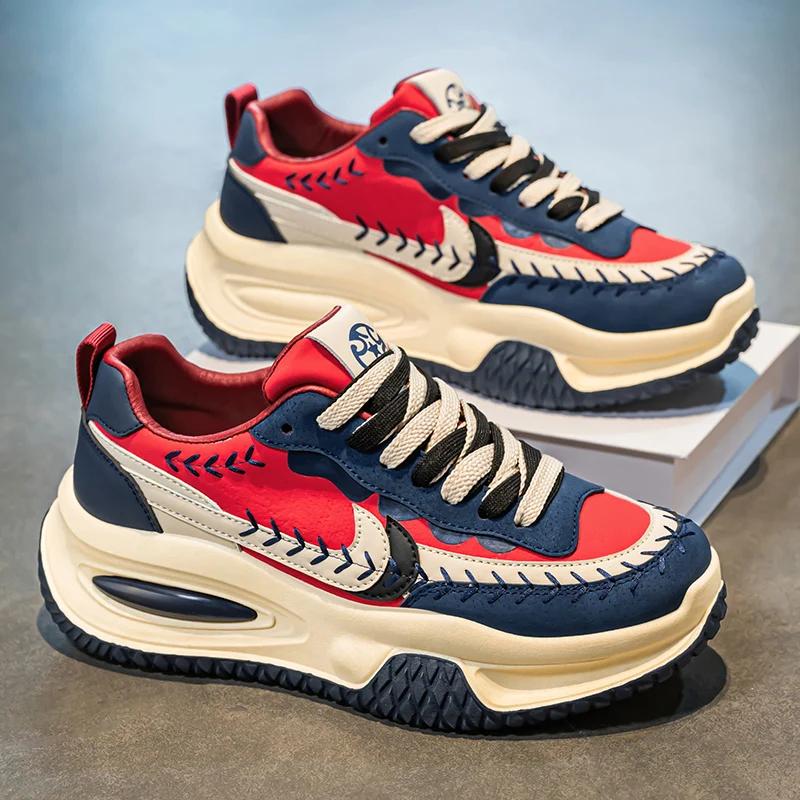 2025 Spring Men Sport Shoes Good Quality Basketball Male Sneakers Outdoor Non Slip Casual Shoe Fashion Mixed Colour Man Footwear