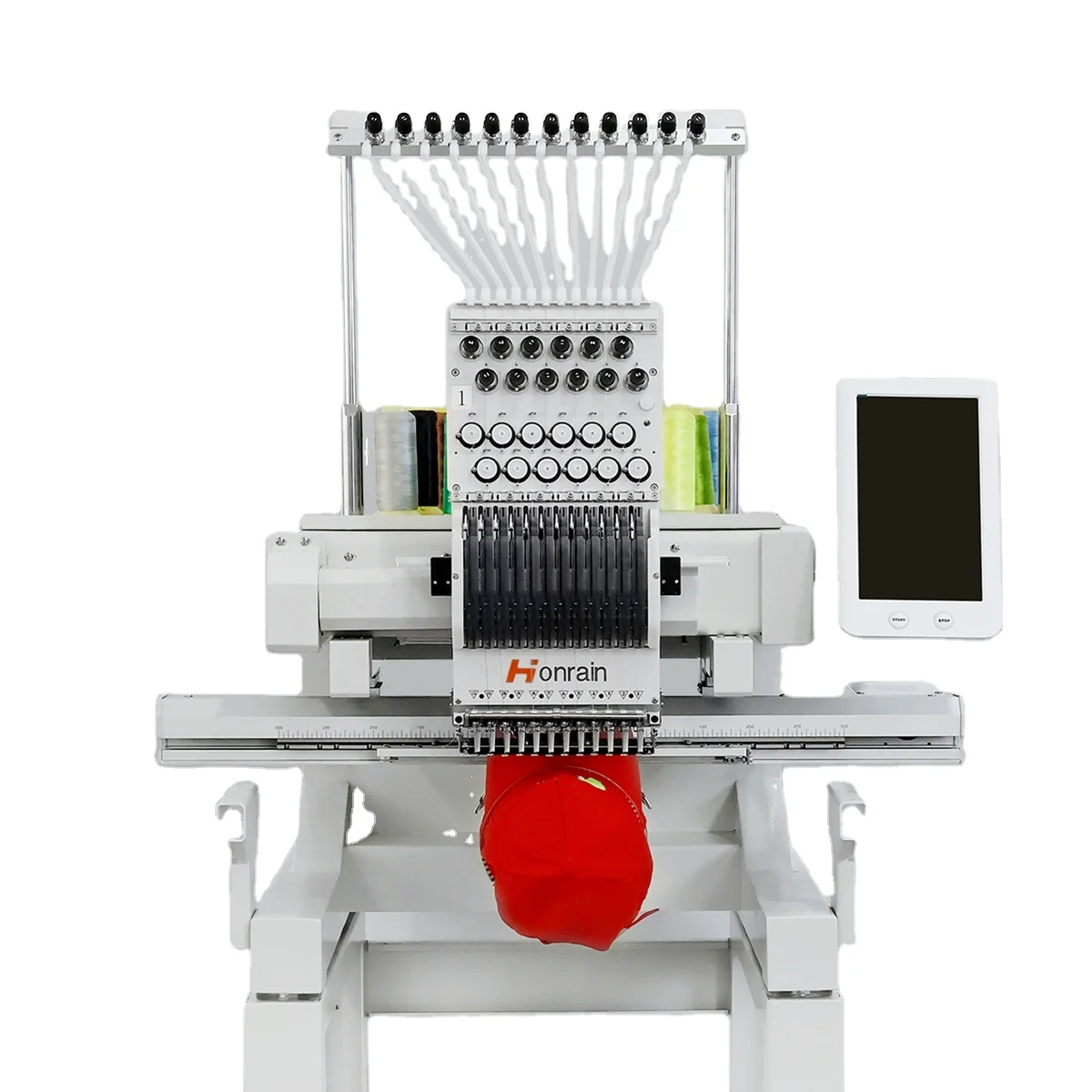 Single Head China Professional Factory 12 Needles Automatic Embroidery Machine Price Use For Hat Shoes T-shirt Clothes