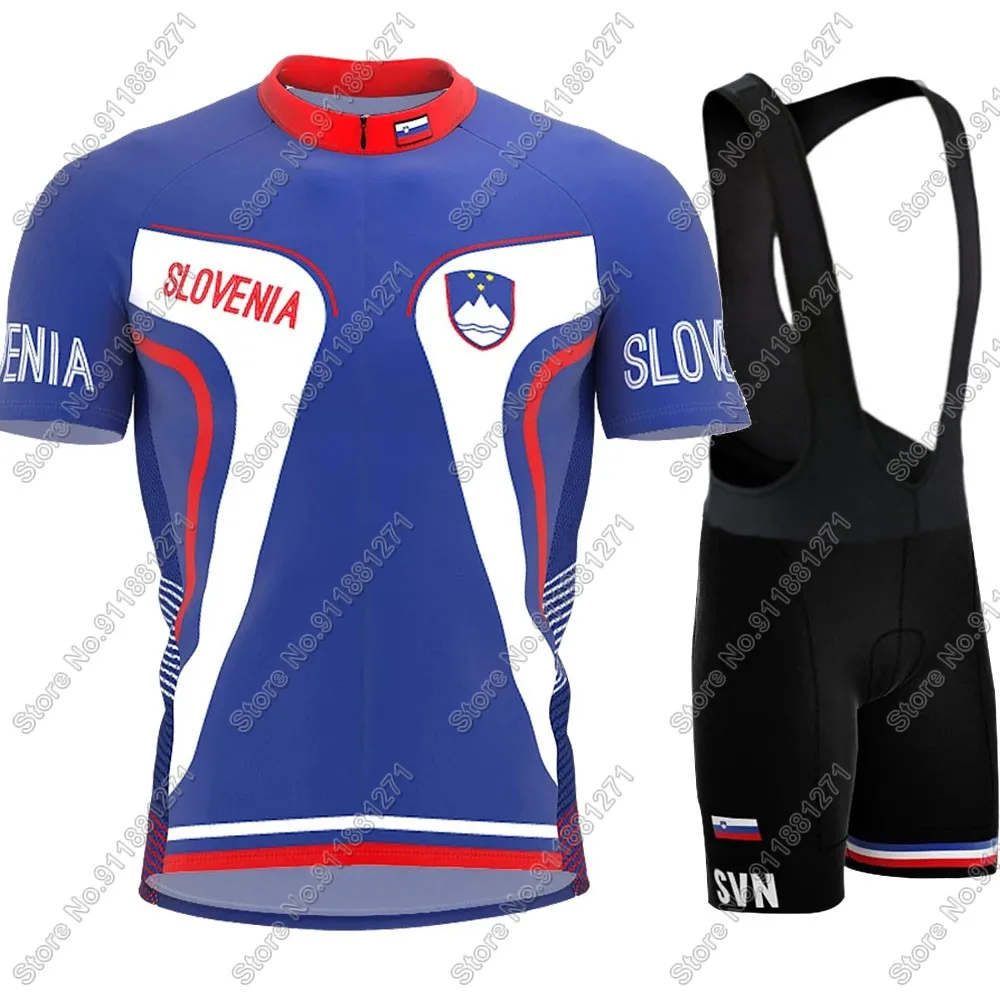 

Team Slovniea 2025 Комплект велосипедного трикотажа Мужская летняя одежда для велосипеда Комплекты рубашек для шоссейного велосипеда Костюм Велосипедные нагрудники Шорты MTB Ropa Maillot
