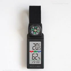 Thermometer Outdoor Home Temperature and Humidity Meter Camping Mountaineering Vehicle Sensor Probe Hygrometer Portable
