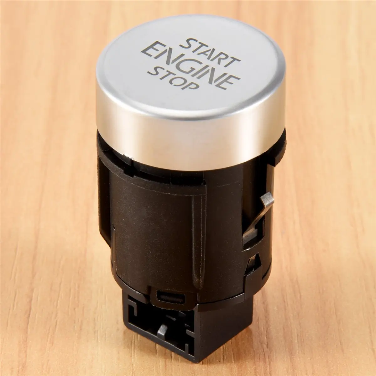 #29L Ignition Starter Switch,Car Engine Start Stop Button Switch for Tiguan 2008-2016 Sharan (black & silver)