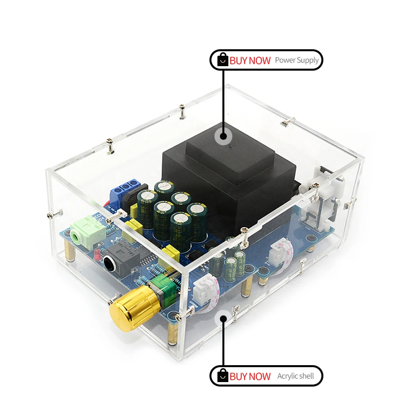 UNISIAN TPA6120A2 Headphone amplifier board TPA6120 2.0 Channels HIFI high fidelity Audio Earphone Amplifiers