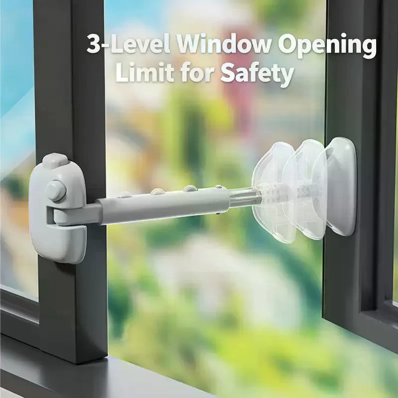 1/2Pcs Window Lock Child Protection Window Restrictor Baby Safety Stopper Falling Prevention Locks Limiter