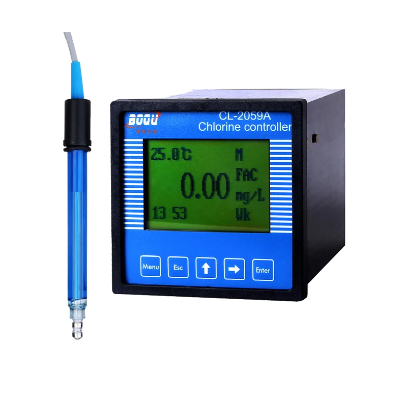 water online chlorine water test kit meter measure residual chlorine controller