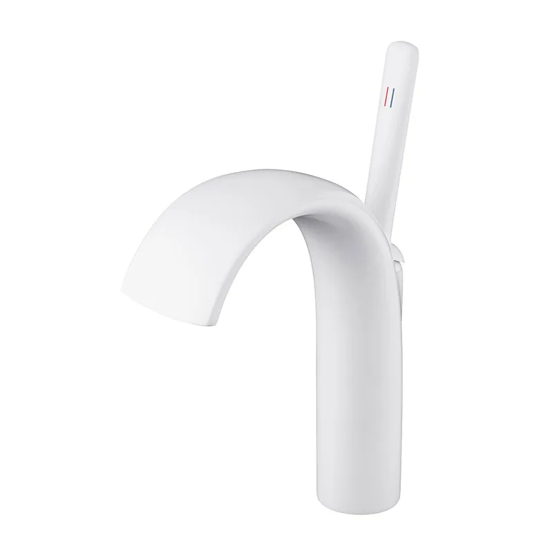 Minimalist bathroom Under-counter basin Hand washing basin Washbasin Faucet Household bathroom Hot and cold