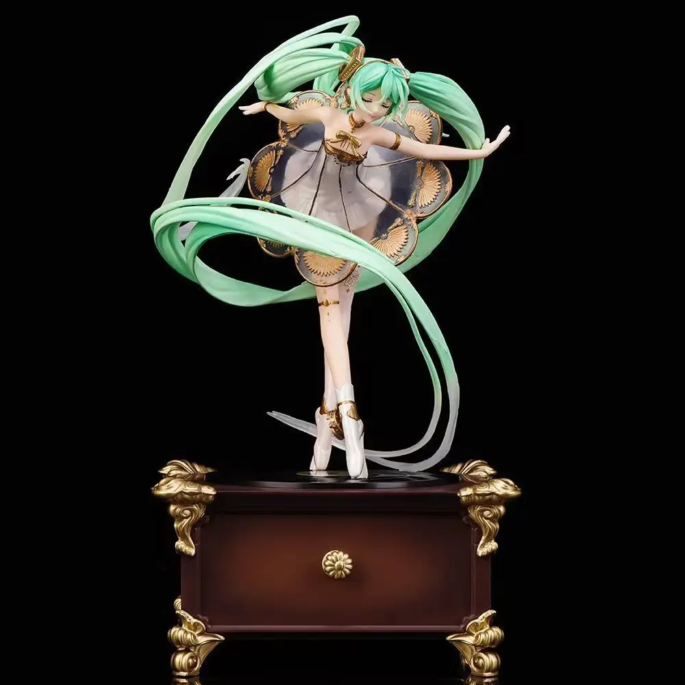 30cm Vocaloid Hatsune Miku 5th Anniversary Ver GSC Anime Adult Figure Toy Anime Game PVC Action Figure Model Doll Gift