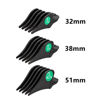 Peine de límite grande de 32mm, 38mm y 51mm para cortadora de pelo Wahl, protectores, guía de corte para barbería, peines, accesorios para cortapelos eléctricos Y0504