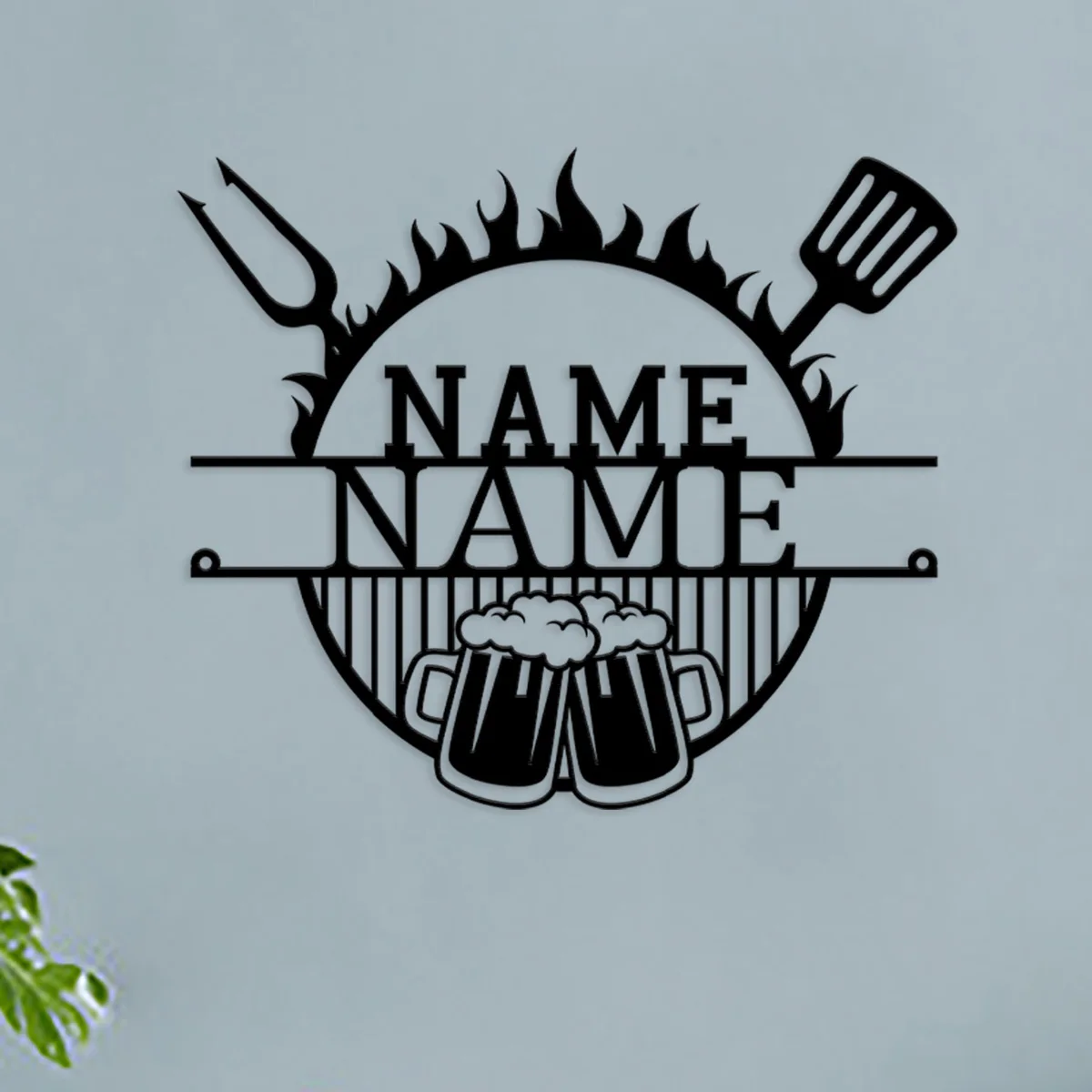 

Personalized Metal Bar Sign, Custom Bar Sign Metal Wall Art, Home Pub Shed Man Cave Wall Decor,Bar and Grill Sign,Gift For Him