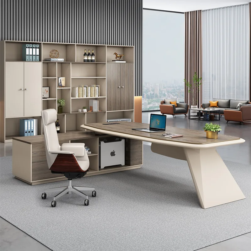 Boss President Chairperson Senior Sense Large Class Manager  Office Desk Chair Combination