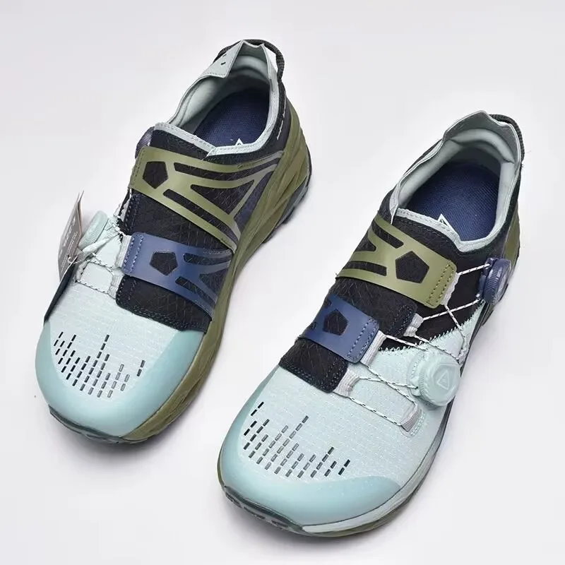 Original Brand Trail Running Shoes Mesh Breathable Running Shoes Quick Lacing Outdoor Sports Shoe Wearable Walking Jogging Shoe