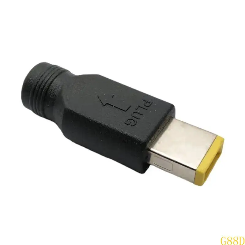 G88D أجهزة الكمبيوتر المحمولة المحمولة المحمولة شحن محول DC5.5x2.1mm إلى منفذ مربع شحن المحول محول تحويل الطاقة
