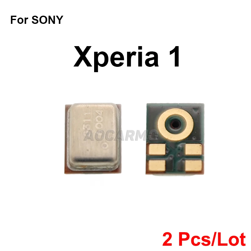 2Pcs/Lot Noise Reduction Top Mic Bottom Microphone For SONY Xperia