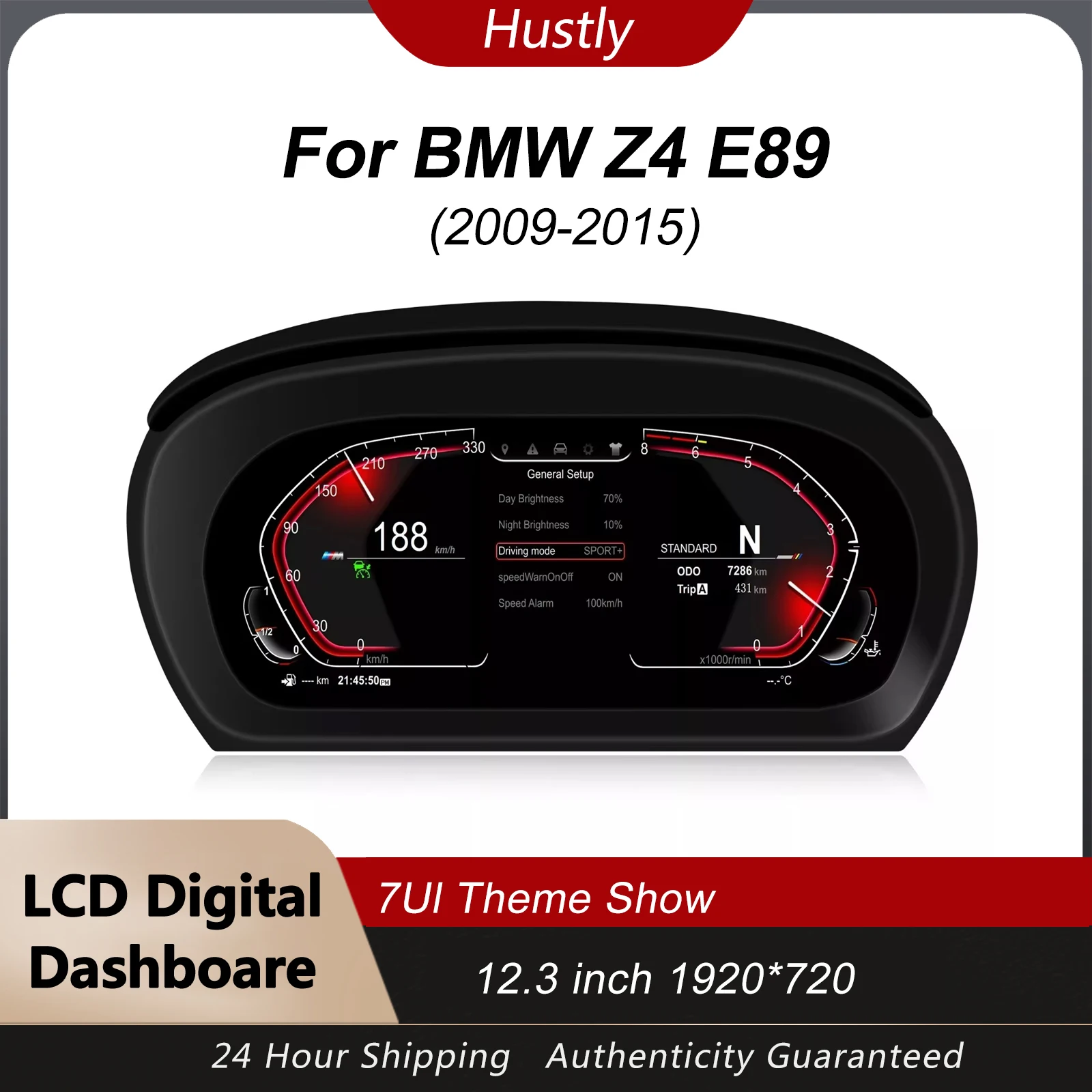 

LCD digital cluster instrument panel for BMW Z4 E89 (2009-2015) Virtual cockpit instrument panel Speedometer