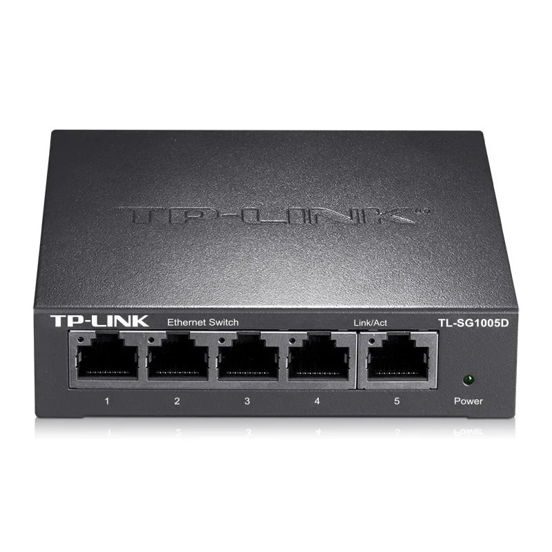 TP-Link Gigabit Switch 5 Port Rj45 Network Splitter Hub Ethernet CAT5  Lan 1000M TL-SG1005D Monitor Internet Plug and Play