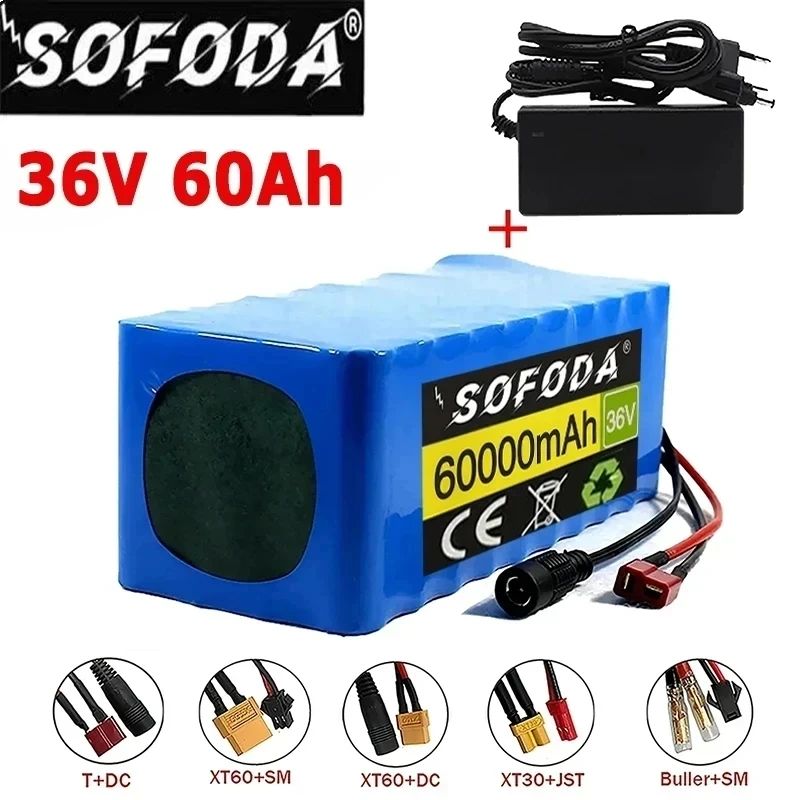 10S4P 36V 60000mAh Electric Scooter Lithium Battery 18650 battery pack 36V 60Ah Electric Scooter Electric Scooter Battery 36v