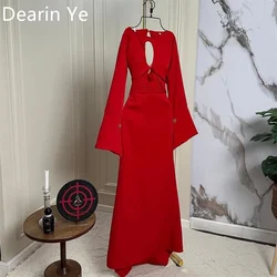 Customized Evening Dress Dearin Jewel Column Ankle Length Skirts Vertically Bespoke Occasion Dresses Formal Saudi Arabia Prom Go