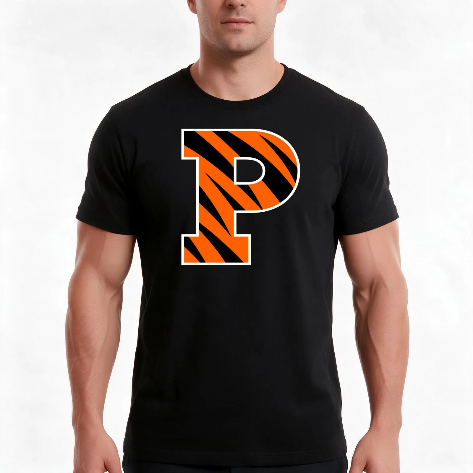 princeton-tigers T-Shirt Summer Casual Cotton Tee Oversized Streetwear Tops Vintage Graphic Print Loose Fit Short Sleeve