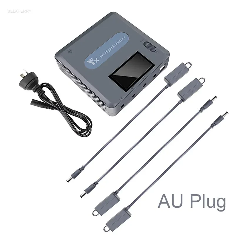 6-in-1 Digital-Display-Akkuladegerät für DJI Mavic 3 Drohnen-Akku-Ladezentrum Schnelles Intelligentes Akkuladegerät mit USB-Adapter – Detail 8