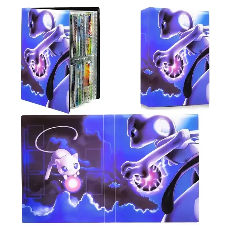 

Slot Anime Card Photo 240pcs Album Charizard Mewtwo Collection Premium Card Protector Notebook Ideal Kids’ Birthday Present