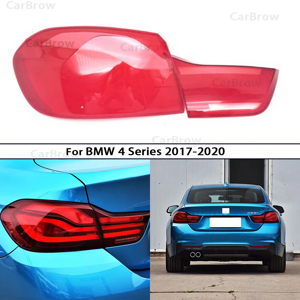 

Taillight Shell Rear Brake Lights Mask Plexiglass For BMW 4 Series F32 F33 F36 2017-2020 Car Accessories Outer Tail Lamp Cover