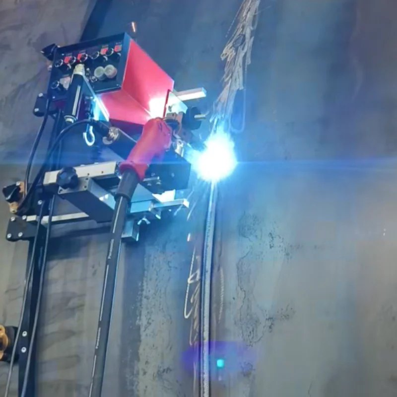 Energy Efficient Welding Trolley CO2 Welding Tractor Magnetic Automatic Welding Carriage For Steel Structures Industry