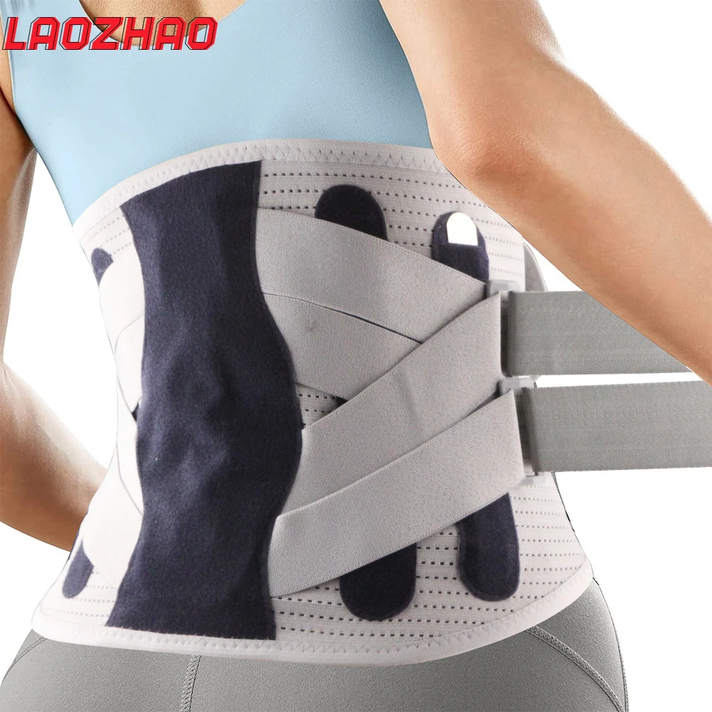 

1PCS Back Brace for Men & Women- 5 Metal Stays for Sciatica,Herniated Disc-3D Self-Heating & Warm Velvet Pad for Maximum Comfort