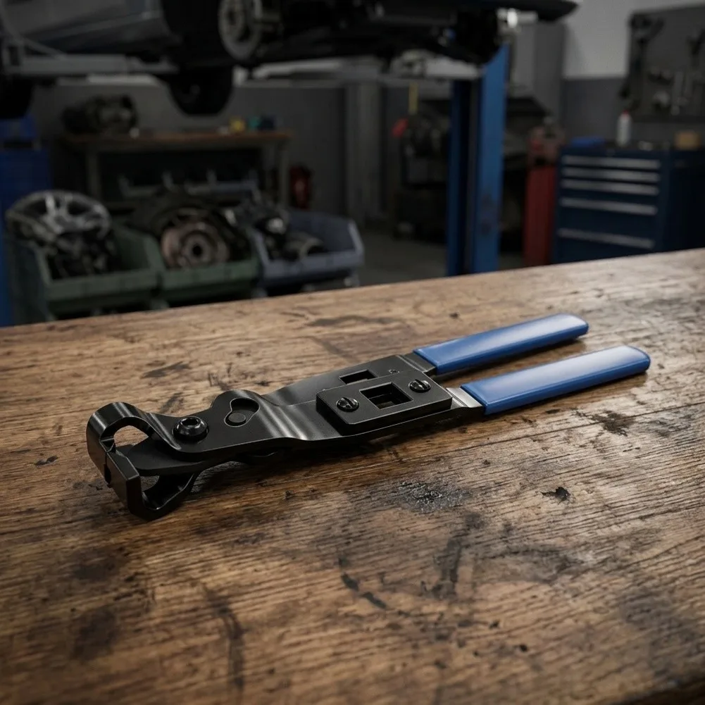 Ball Cage Dust Cover Clamp Tool, Comfortable Grip Pliers= For Quick Disassembly, 45 Steel Clamping Piers= For Automotive Repair