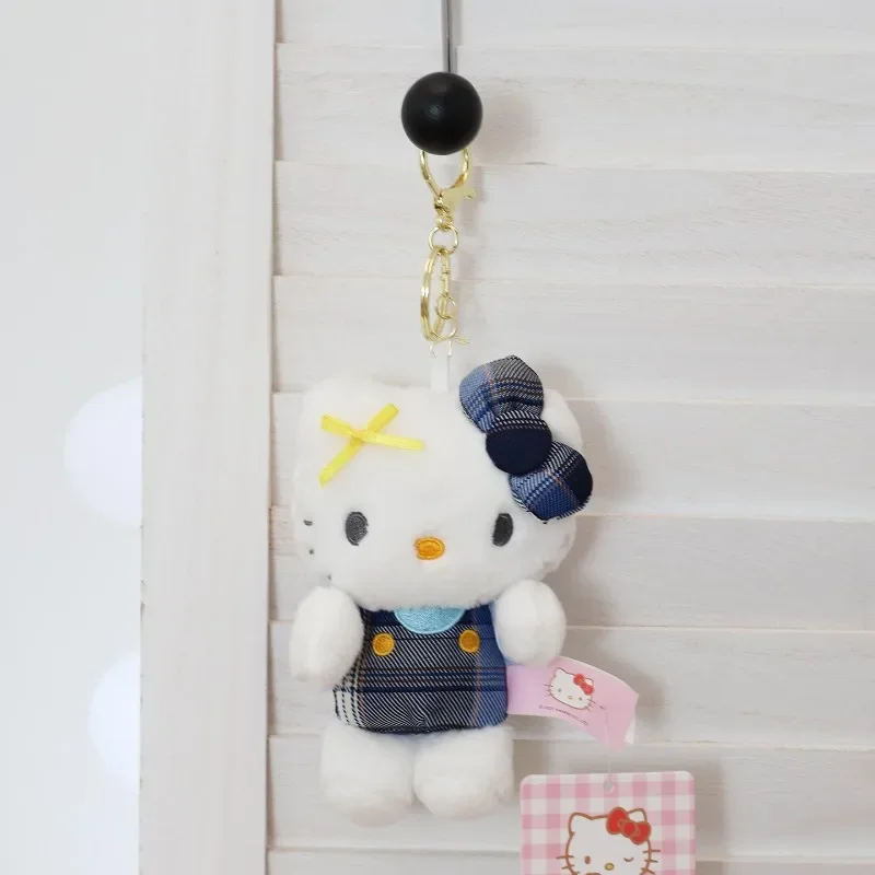 Kawaii سانريو مرحبا كيتي المفاتيح أنيمي الكرتون حامل الموضة مفتاح سلسلة سيارة كيرينغ حقيبة المحمول معلقة مجوهرات هدايا عيد #4